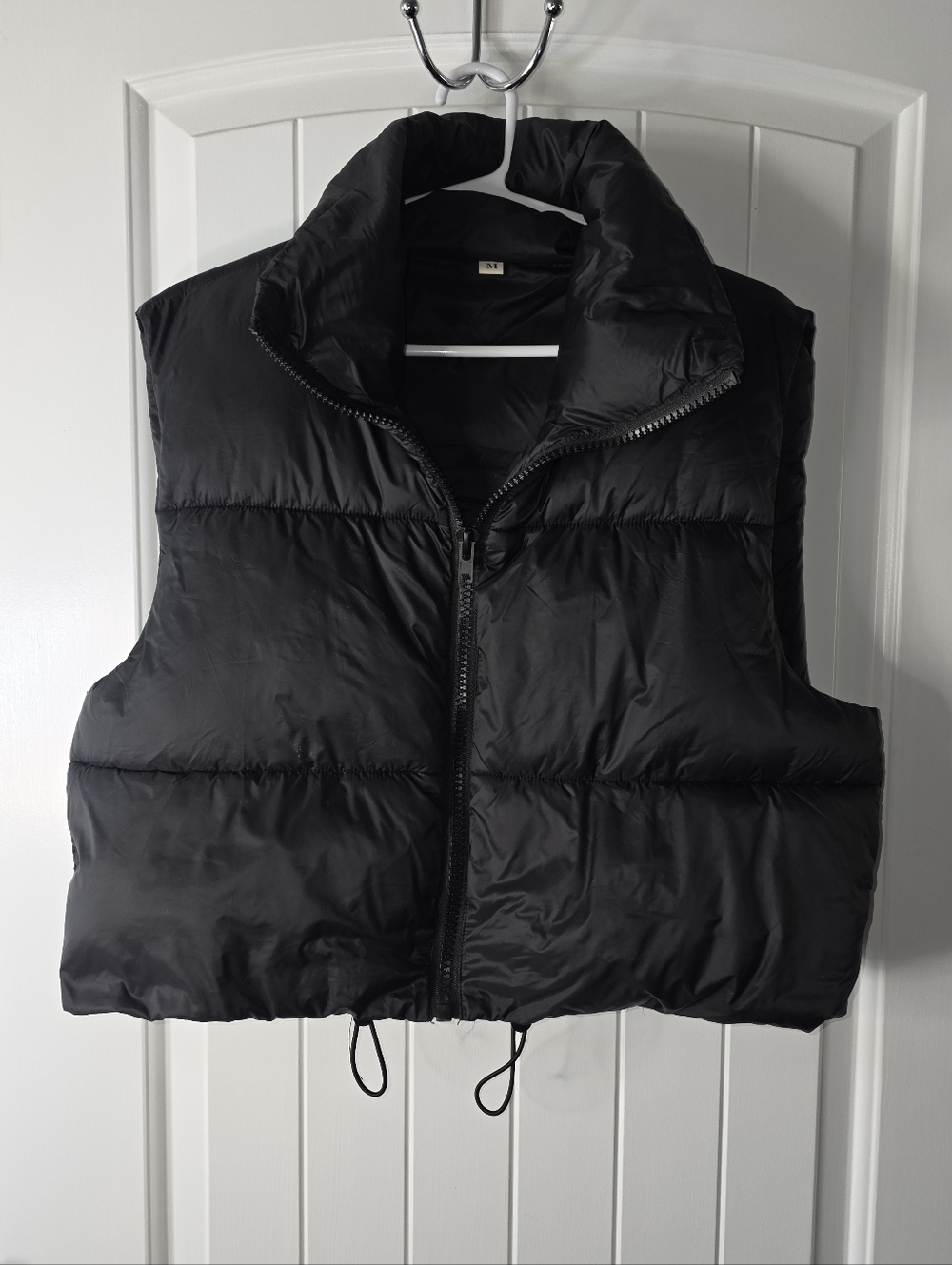 Puffer Vest - Cropped Quilted Zip Front NWOT ❤️
